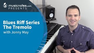 Blues Riff Series  The Tremolo  Piano Lesson with Jonny May [upl. by Iruj995]