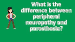 What is the difference between peripheral neuropathy and paresthesia   Health and Life [upl. by Cyprian]