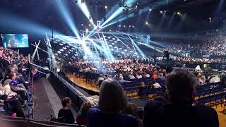 Melodifestivalen 2018 Karlstad genrep 1 Sigrid Bernson  Patrick Swayze [upl. by Carine]