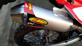 FMF Q4 CRF300L exhaust [upl. by Stafani]