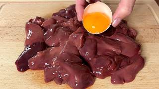 ❗️Attention Very tasty chicken liver 💯 Ive been cooking it like this for 20 years [upl. by Pontus]