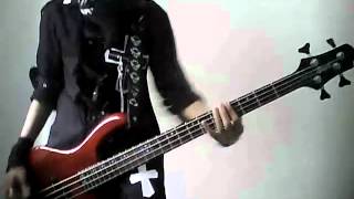 The GazettE  Calm Envy bass cover by Mukki [upl. by Ynafit189]