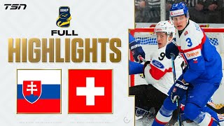 Slovakia vs Switzerland FULL HIGHLIGHTS  2024 World Junior Championship [upl. by Ecirtnuahs]