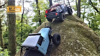 Axial SCX10 III Jeep JT Gladiator amp MST CFXW J45C Forest Rig [upl. by Atteselrahc]