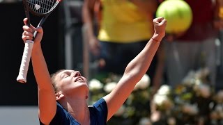 2017 Internazionali BNL dItalia Quarterfinals  Simona Halep vs Anett Kontaveit  WTA Highlights [upl. by Anifled372]