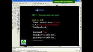 Tính diện tích chu vi trong AutoCAD  Lệnh Area [upl. by Julita355]