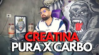 CREATINA COM CARBO OU CREATINA 100 PURA QUAL A MELHOR [upl. by Eillak]