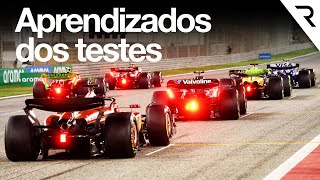 O que aprendemos com os testes da prétemporada de F1 2024 [upl. by Ynaffets]