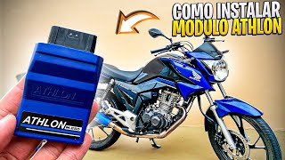 COMO INSTALAR MODULO ATHLON NA SUA MOTO🔥 TITAN FAN START [upl. by Eidroj]