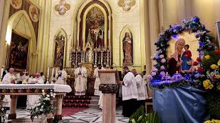 Messe de Sainte Marie Mère de Dieu  Jérusalem [upl. by Idnis]