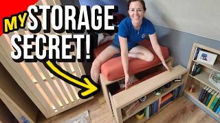 Under Bed Storage  How to Build a Shelf and Drawer in One [upl. by Fulvia]