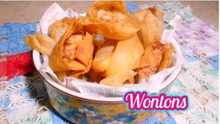 WontonsHow to make wontons at home easy amp simple recipechinese wontons recipe [upl. by Cozmo]