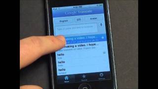 Google Translate App for iPhone iPod and iPad Demo [upl. by Yenaled]