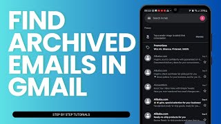 How To Find Archived Emails In Gmail [upl. by Pickering177]