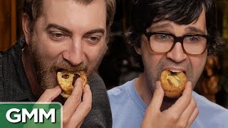 British Food Taste Test ft SORTEDfood [upl. by Llehcear]