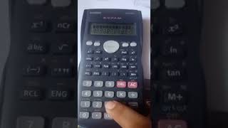 ✅Cómo REINICIAR O RESETEAR la Calculadora Científica💯 Tutorial Rápido⏱️Shorts Casio Calculadora [upl. by Ciaphus]