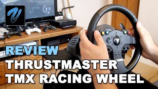 Thrustmaster TMX Force Feedback Racing Wheel REVIEW  Forza Motorsport Xbox One Series X and PC [upl. by Onifur]