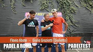 FIP Rise Villa Mercede Cup a Frascati Intervista a Giulio Graziotti Giulietto e Flavio Abate [upl. by Solrac]