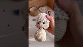 Cómo hacer Amigurumis de crochet paso a paso para PRINCIPIANTES tutorial shorts [upl. by Lananna]