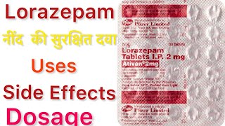 Ativan tablet l Ativan 2 mg tablet l Lorazepam l Lorazepam tablet uses Side effects dosage [upl. by Wiener]