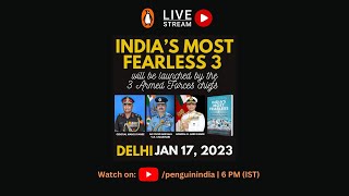 LIVE  Indias Most Fearless 3  Book Launch by 3 Armed Forces Chiefs [upl. by Ayinat952]