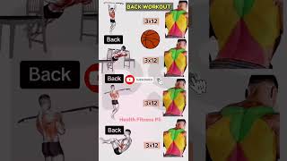 How to grow your back Best exercises back workout at home  backworkout shorts youtubeshorts [upl. by Colley]