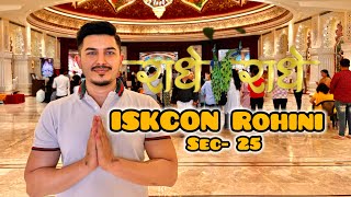 New ISKCON Rohini Temple  Itna Sundar Mandir  Explore ISKCON Delhi [upl. by Cassi]