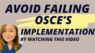 OSCE IMPLEMENTATION STATION TOP 10 MOST COMMON MISTAKES [upl. by Eri]