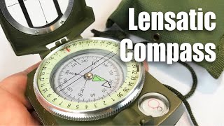 Lensatic Military Sighting Compass Unboxing [upl. by Christin]