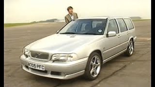 Volvo V70 R Minitest  Top Gear 1997 Tiff Needell [upl. by Odlopoel]