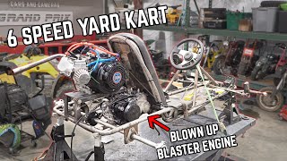 Building a Backyard Shifter Kart from an ATV Engine [upl. by Nicolette]