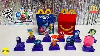 Inside Out 2 Happy Meal Collection from McDonald’s 💛💜🩵 Full Set of 10 May 2024 [upl. by Aryamoy799]