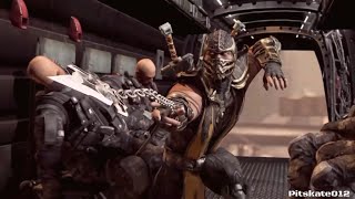 Mortal Kombat X  Story Mode All Quick Time Event Fails [upl. by Kcirdnekel]