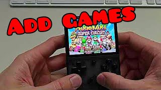 Anbernic  How to add games Roms for Emulator RG35XX plus [upl. by Nathanial]