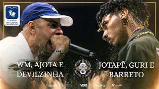 INCRÍVEL JOTAPÊ GURI E BARRETO X WM AJOTA E DEVILZINHA  SEGUNDA FASE  BDA 8 ANOS [upl. by Aymahs]