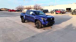 2024 Toyota Tacoma TRD Sport Blue Crush Metallic With Boulder Interior [upl. by Xirtaeb]