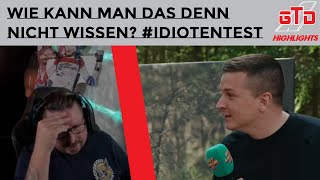 REACT Hey Aaron Influencer  IDIOTENTEST  Thema Wald und Deutschland [upl. by Dranreb646]