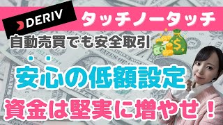 【低リスク設定】低額で安全に資金を増やそう！【タッチノータッチ】【デリブ】 [upl. by Boswell683]