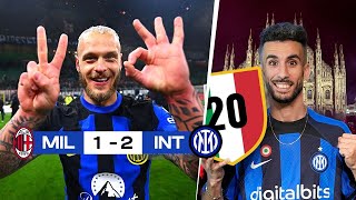 🏆 INTER CAMPIONE DITALIA DERBY DI MILANO  FESTA IN DUOMO MILAN 12 INTER da SAN SIRO [upl. by Ahsima]