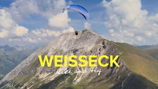 Hike and Fly Weisseck [upl. by Anirazc698]