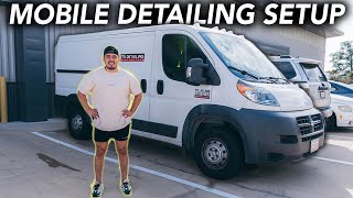 A Highly Functional Mobile Detailing Van Setup [upl. by Efinnej]