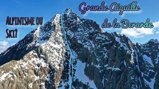 Ski Grande Aiguille de la Bérarde Couloir N de nuit Orage amp Galères [upl. by Geralda]