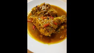 Jamaican Style Curry Fish Tutorial [upl. by Ynnad]