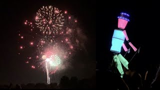 The Final Firework Show At Whetstone Park Of Roses  July 4th 2019  Clintonville Columbus Ohio [upl. by Searby]