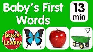 Baby’s First Words  Food Activities amp Animals  When will my toddler speak [upl. by Udenihc]