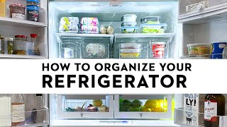 HOW TO ORGANIZE Your FRIDGE  Organize With Me  Good Housekeeping [upl. by Asillim]