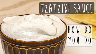 How to Make Authentic Tzatziki Sauce for Chicken Shawarma 🥙 [upl. by Nyrrek]