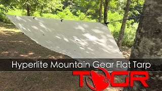 Ultralight and Ultra Expensive  Hyperlite Mountain Gear Flat Tarp [upl. by Maghutte]