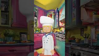 The Mystery Ingredient Pancake Challenge 🍳🎉 animation cartoon shorts english kidscooking fun [upl. by Rene467]