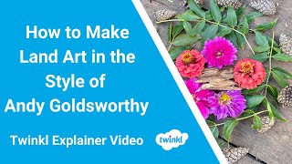 How to Make Land Art in the Style of Andy Goldsworthy [upl. by Yule303]